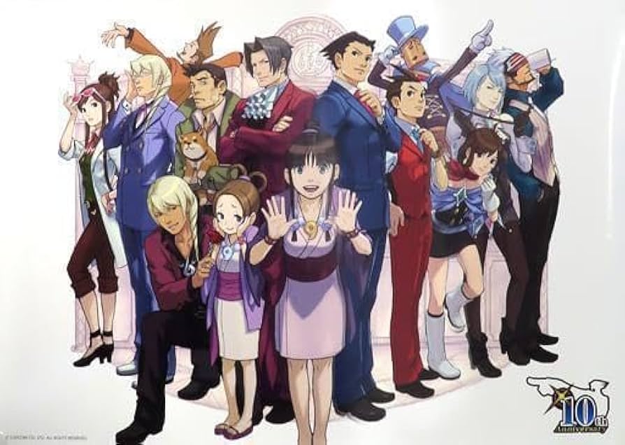 Amazon.co.jp: 逆転裁判10周年 特別法廷 B2ポスター : おもちゃ